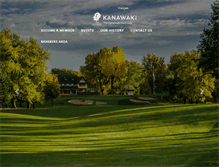 Tablet Screenshot of kanawakigolf.com